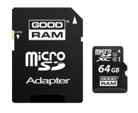 GOODRAM MicroSD 64GB SDU64GXCUHS1AGRR10 - 168412 - zdjęcie 2